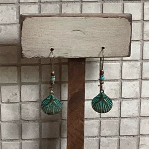 3 for $25 NEW Copper & Turquoise Boho Dangling Earrings 💜NWOT💜